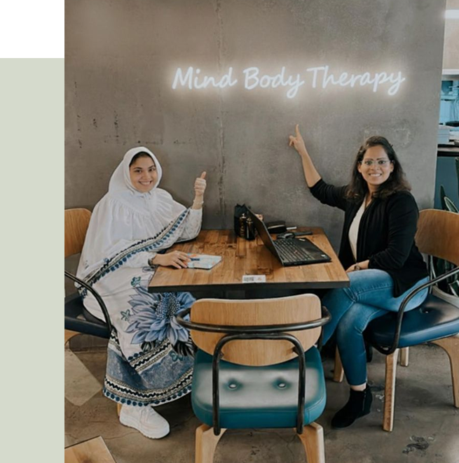Two clients at Mind Body Therapy